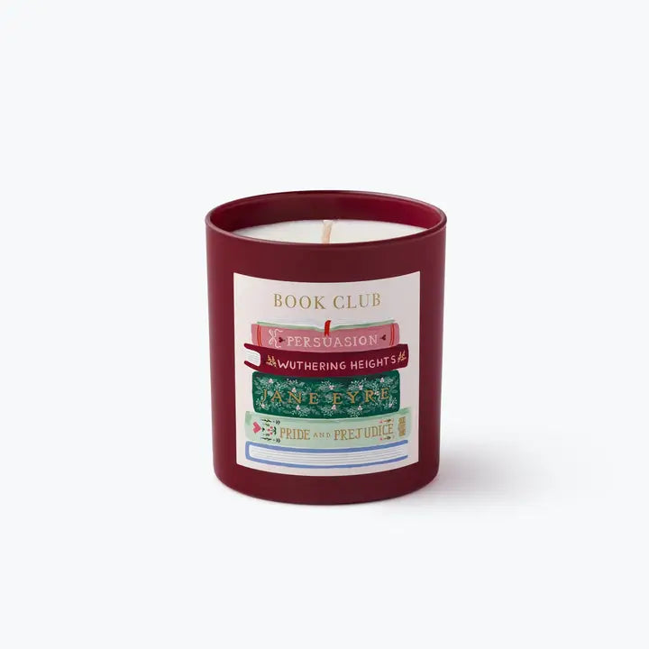 Rifle Paper Co. - 9.5 oz Glass Candle - Book Club