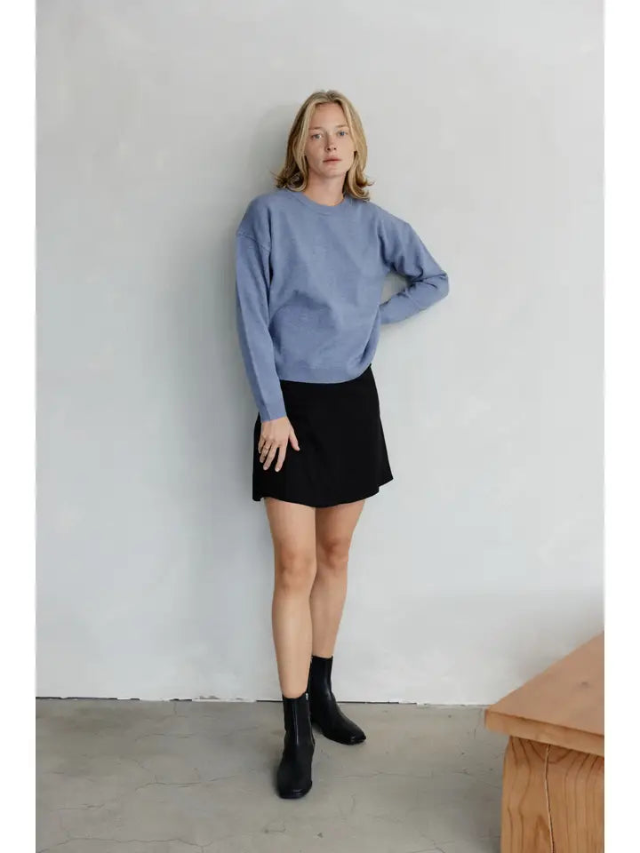 The Sutton Sweater - Blue