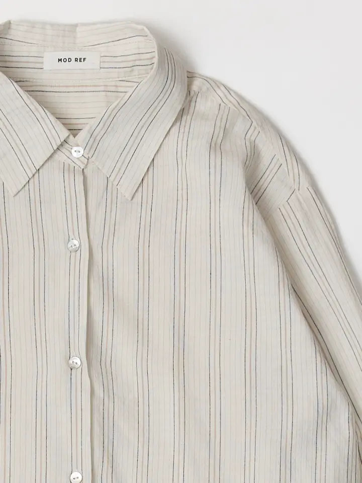 The Joanne Top - Cream Stripe