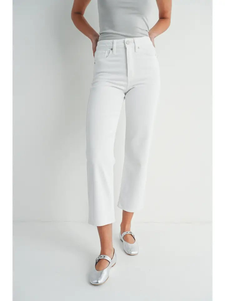 Vintage Straight Jean - White