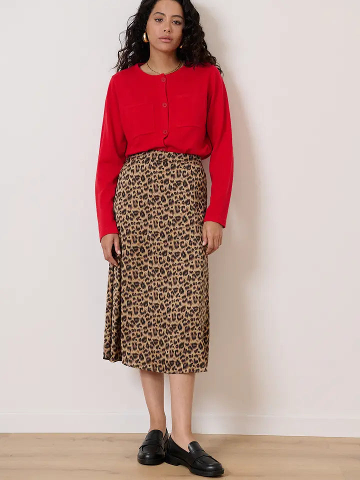 Leopard Print Skirt