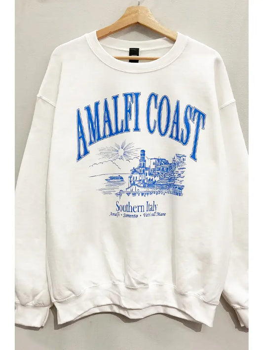 Amalfi Coast Sweatshirt - White