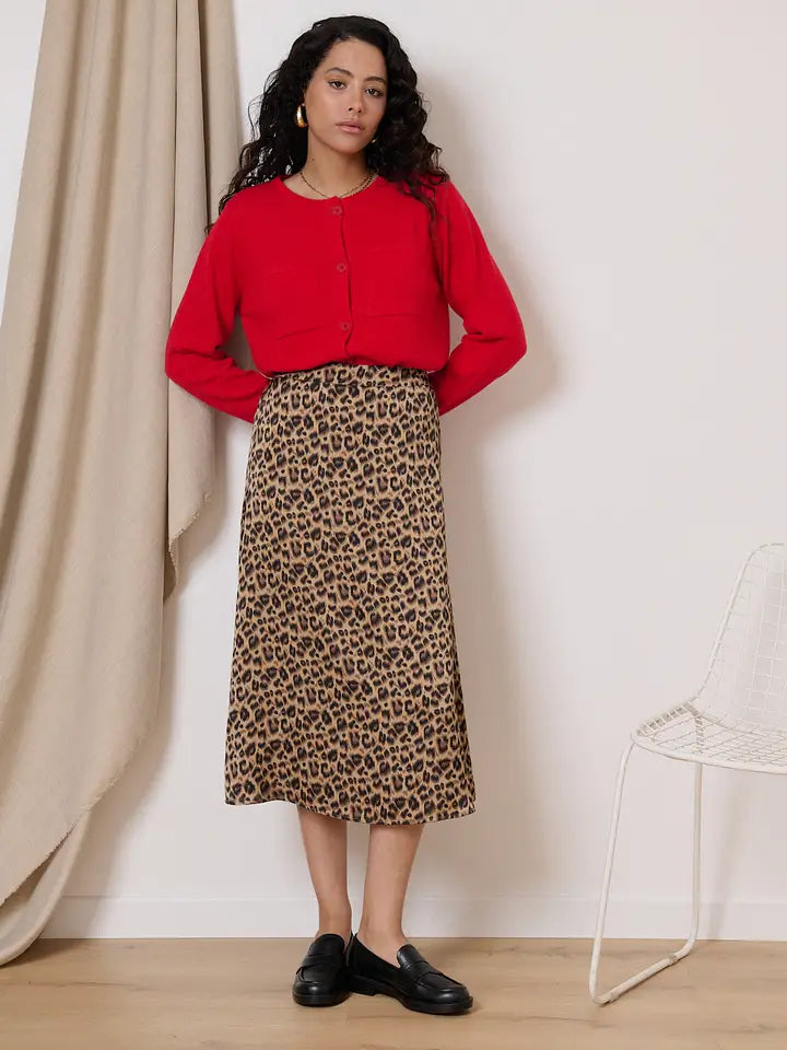 Leopard Print Skirt