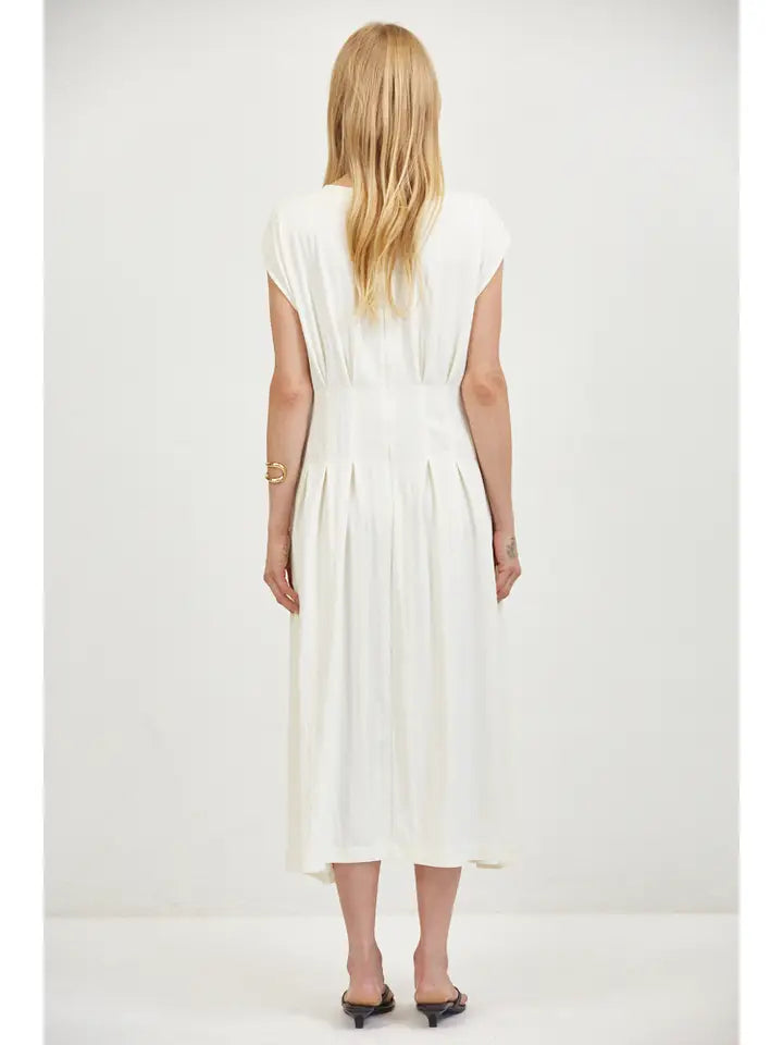 Woven Dress - Cream