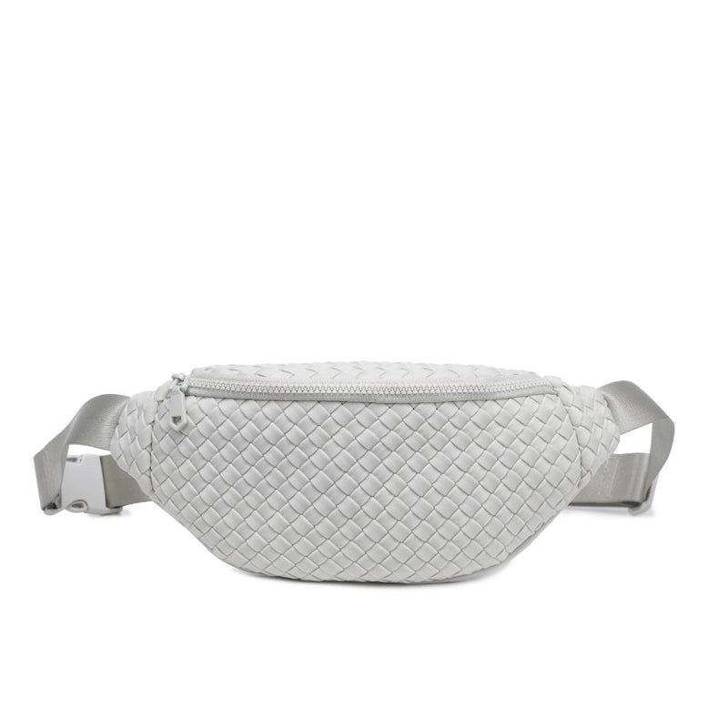 Aim High - Woven Neoprene Belt Bag - Bone