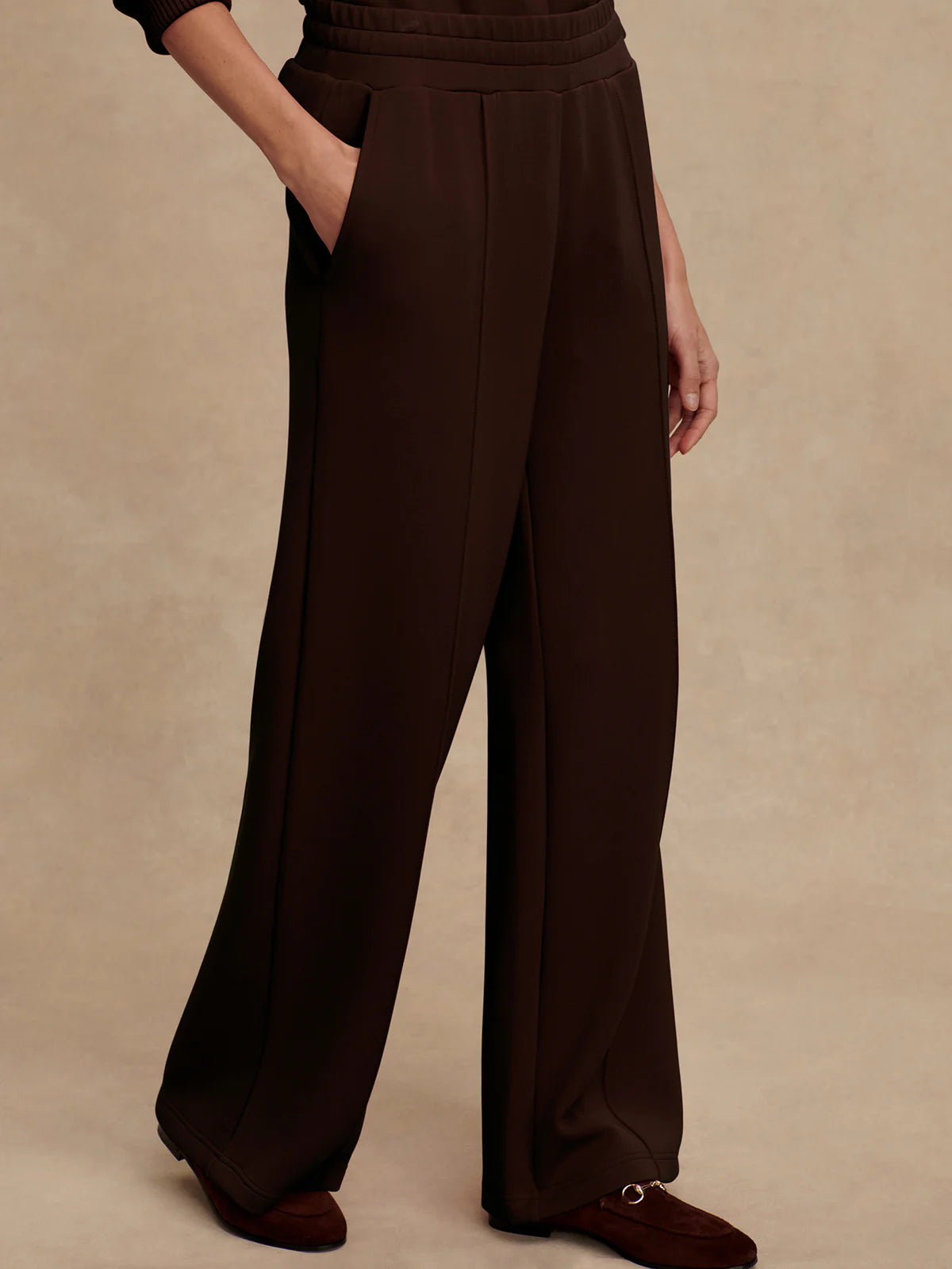 Varley - The Wide Leg Pant 28" - Coffee Bean