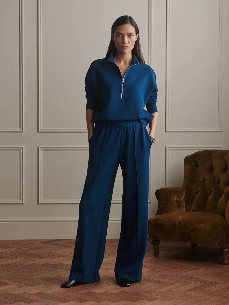 Varley - The Wide Leg Pant 28" - Sea Blue
