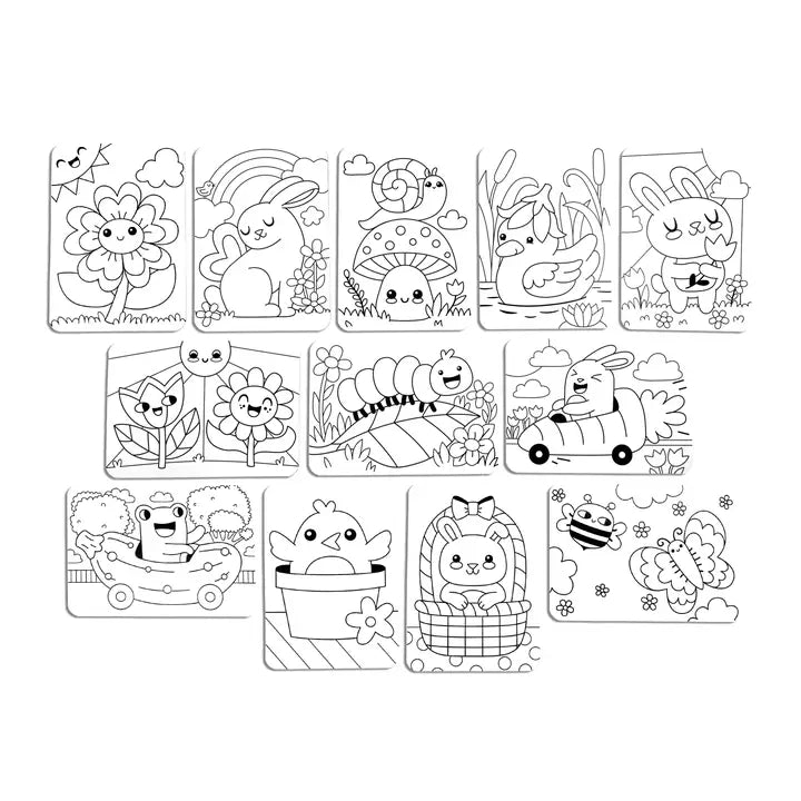 OOLY - Undercover Art Hidden Patterns Color Activity - Garden Pals