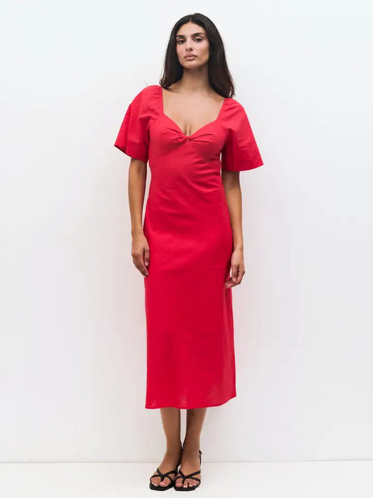 The Janet Dress - Red