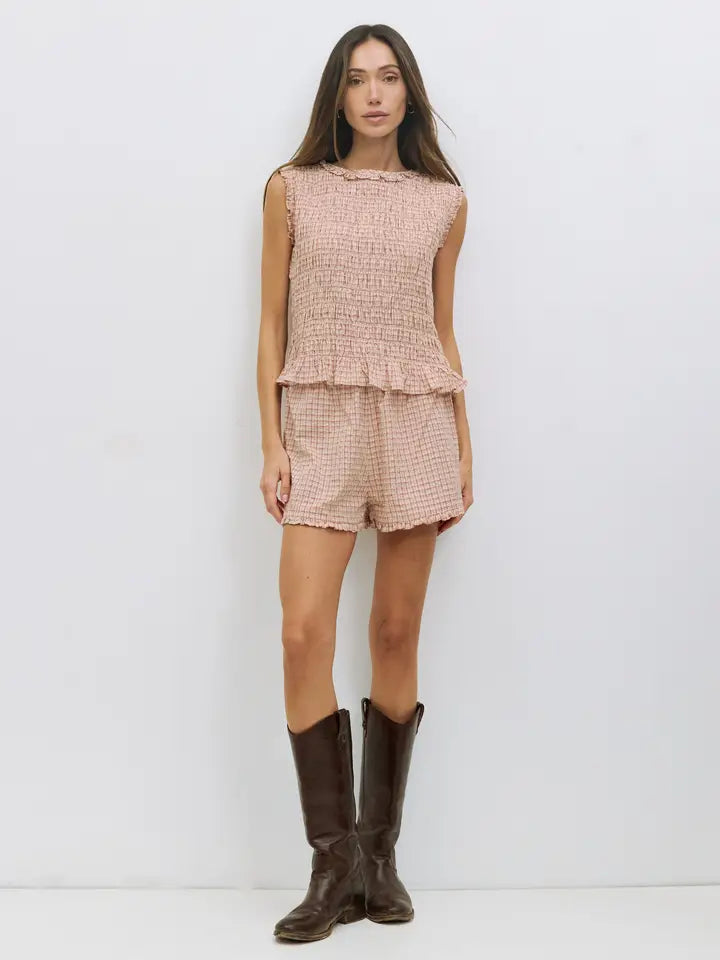 The Suri Top - Red & Yellow