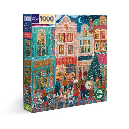 eeBoo - 1000 Piece Puzzle - A Happy Holiday