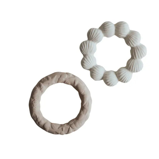 Natruba - Teether 2-pack Shell + Ocean Ring