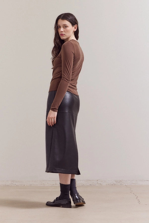 Grade + Gather - Long Sleeve Modal T-Shirt - Sequoia