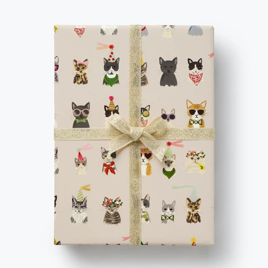 Rifle Paper Co - Wrapping Roll - Party Cats