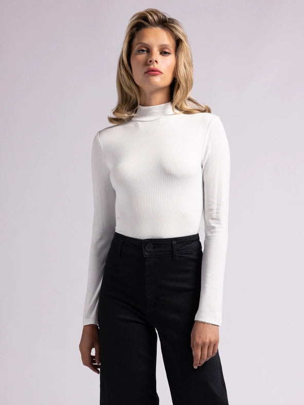 The Monroe Top - Pale Grey