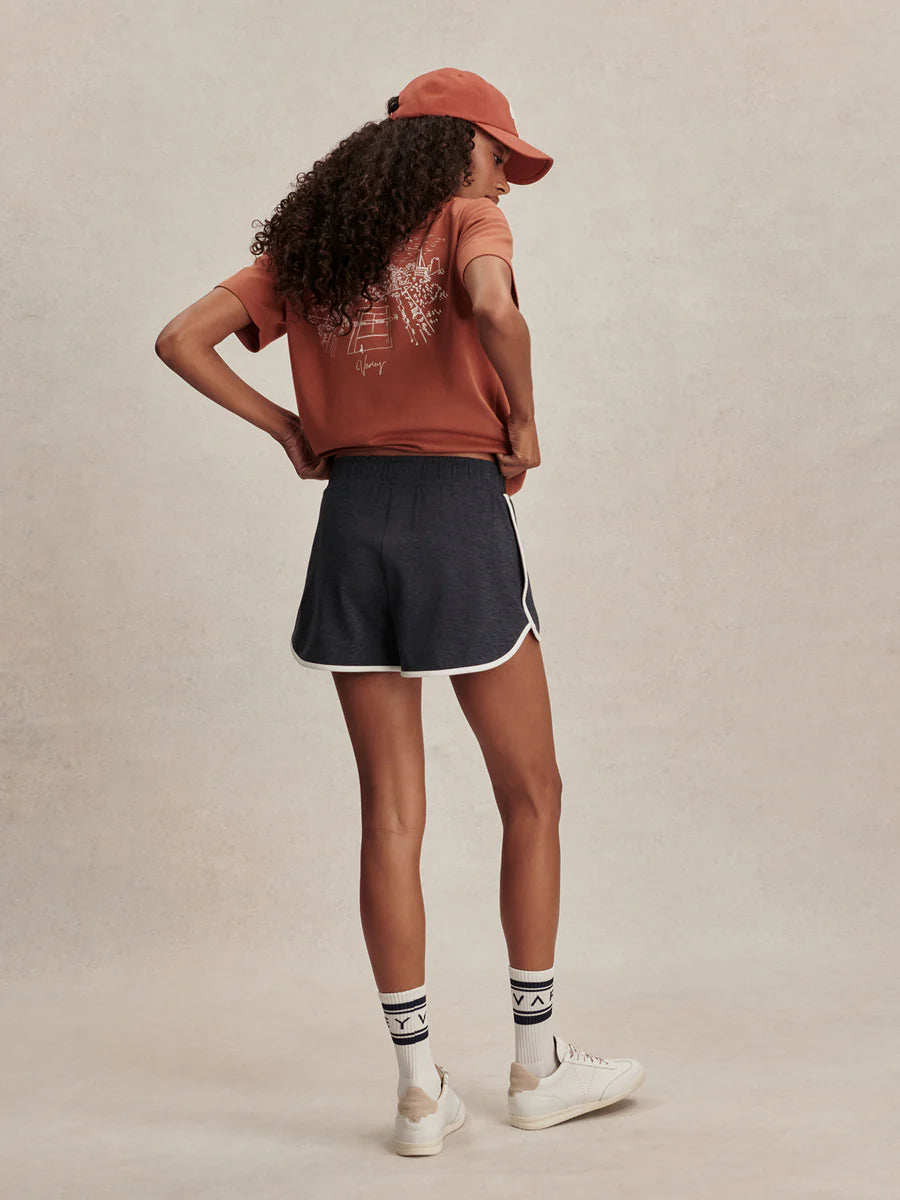 Varley - Marty Active Short - 3" - Navy Marl