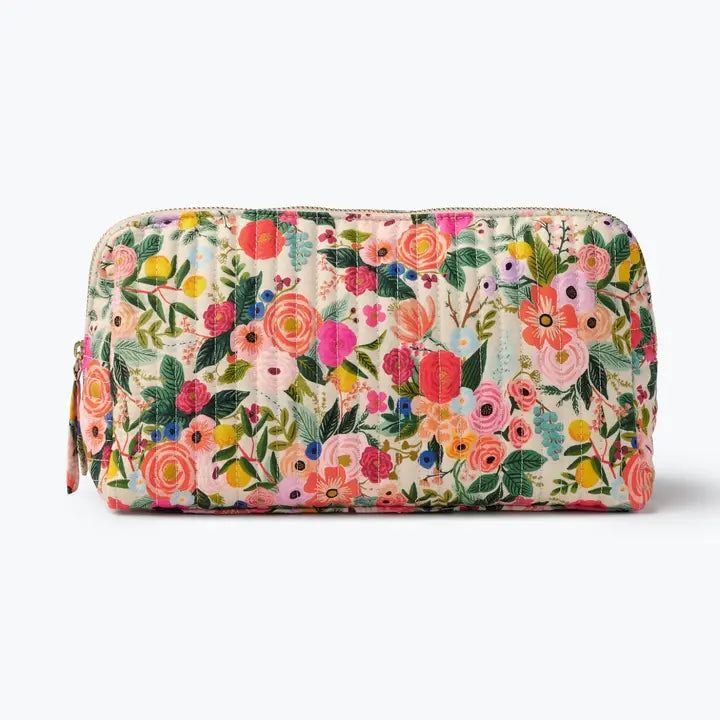 Rifle Paper Co. - Quilted Large Cosmetic Bag - Garden Party