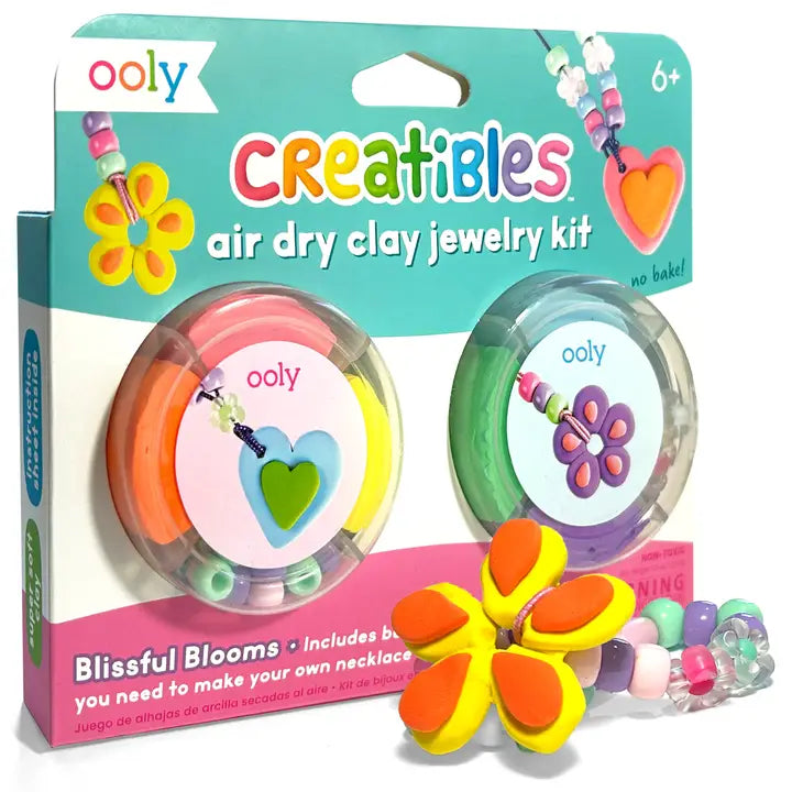 Ooly - Creatibles: Air Dry Jewelry Kit - Blissful Blooms