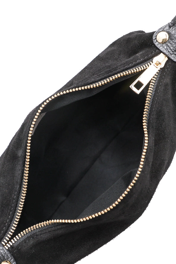Amicie Suede Bag - Black