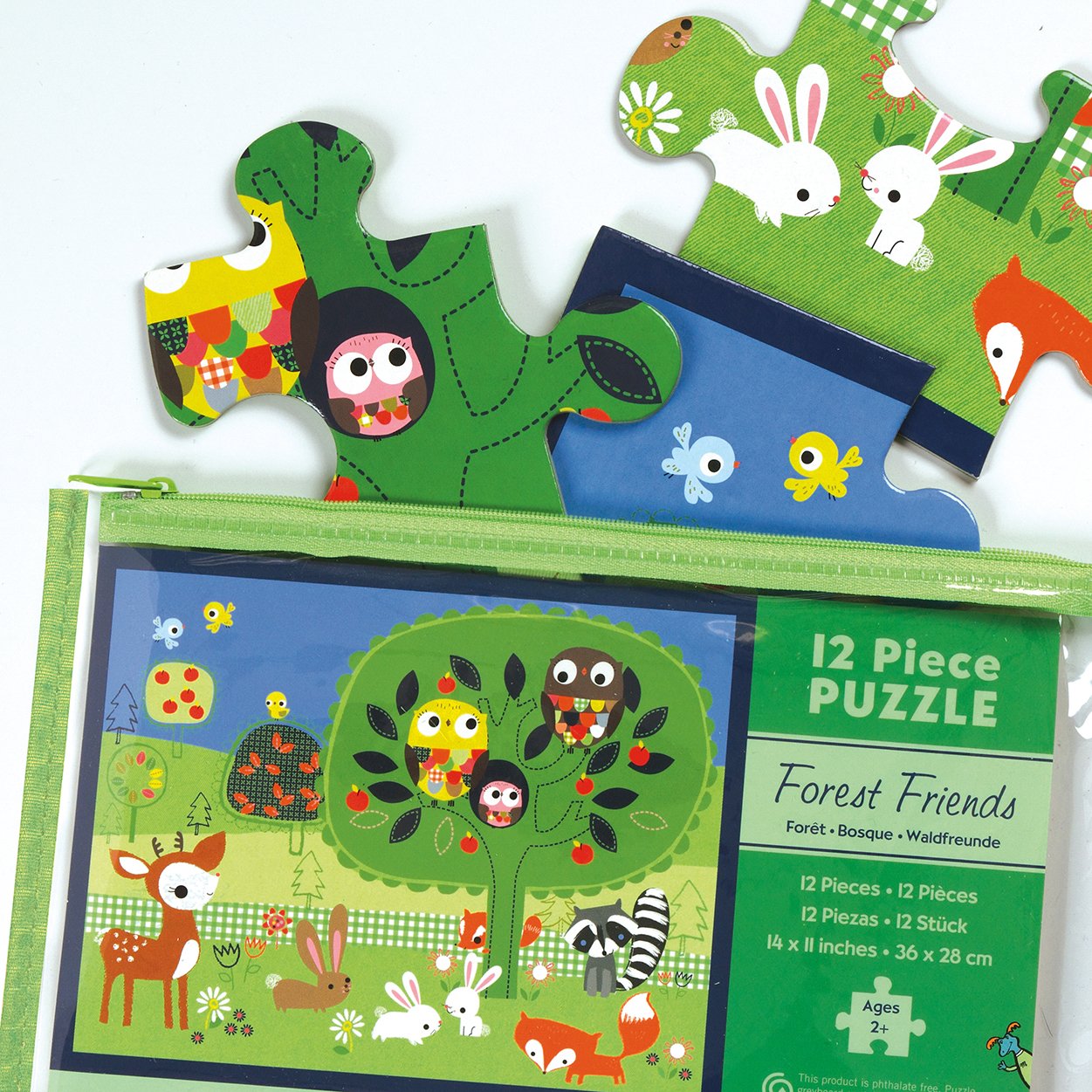 Mudpuppy - Pouch Puzzle - Forest Friends