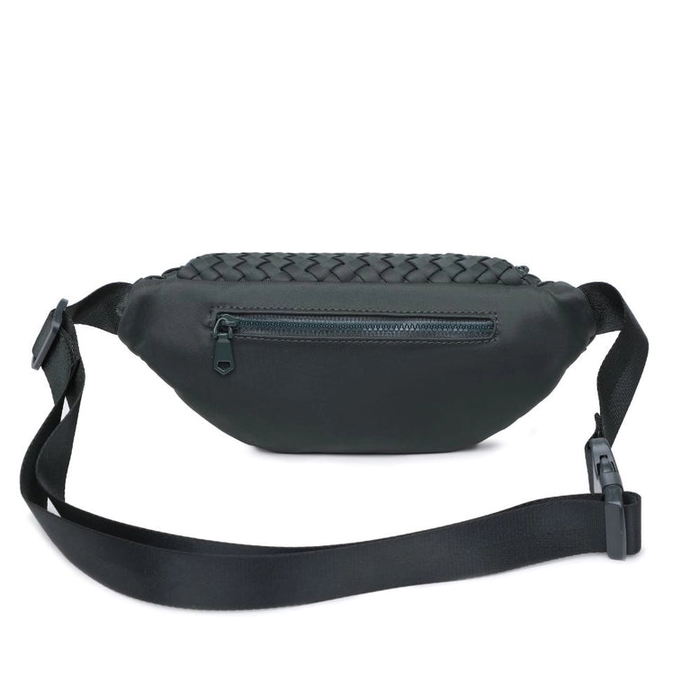 Sol and Selene: Aim High - Woven Neoprene Belt Bag - Black