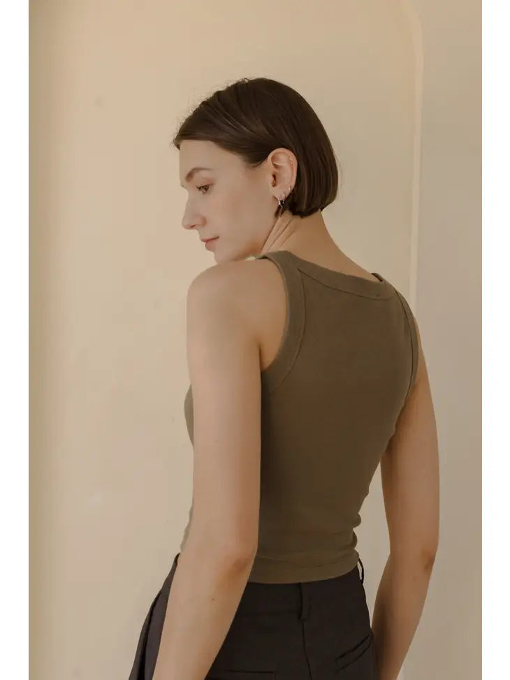 The Tonya Top - Olive