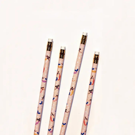 Mermaid Pencils - Set of 4