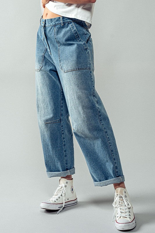 Cotton Indigo Denim Jeans