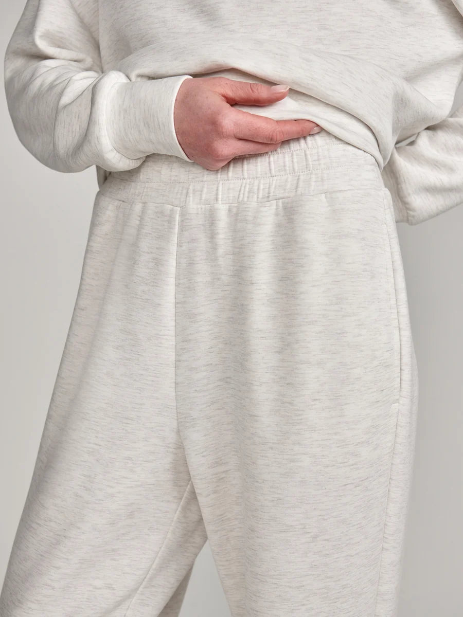 Varley - The Classic Cuff Pant - 28.5" - Light Grey Marl