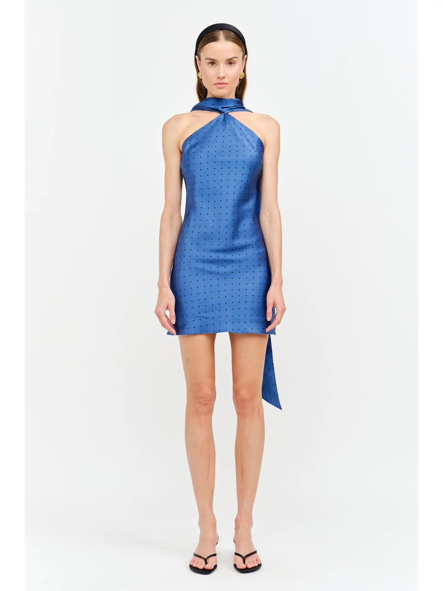 Penny Dress - Blue Polka Dot