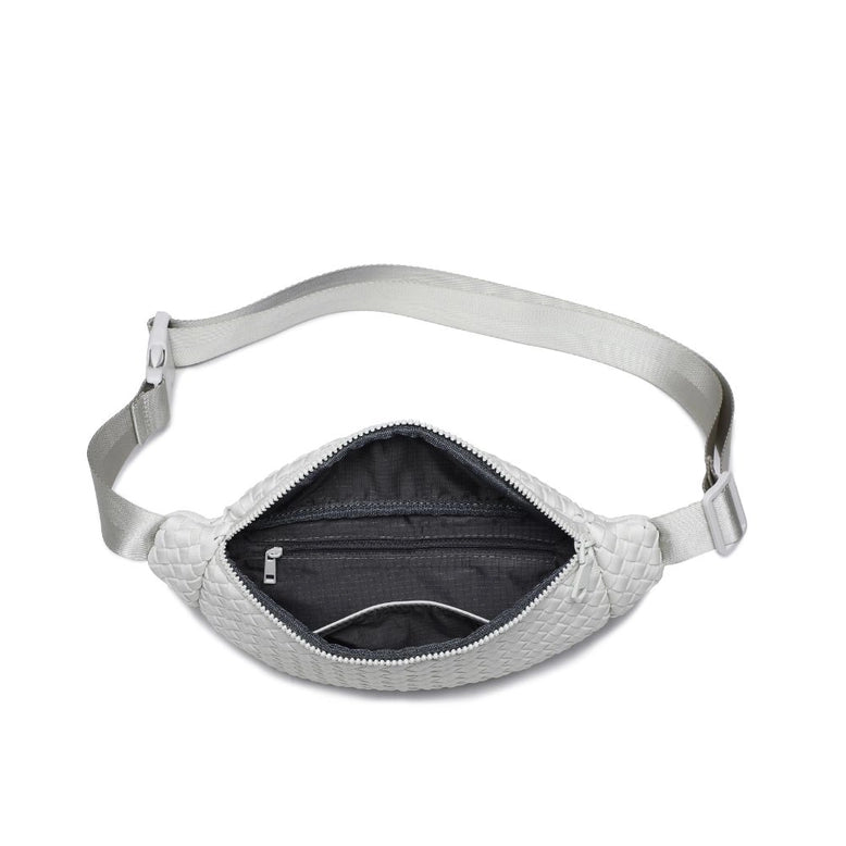 Aim High - Woven Neoprene Belt Bag - Bone