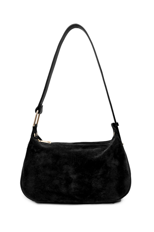 Amicie Suede Bag - Black
