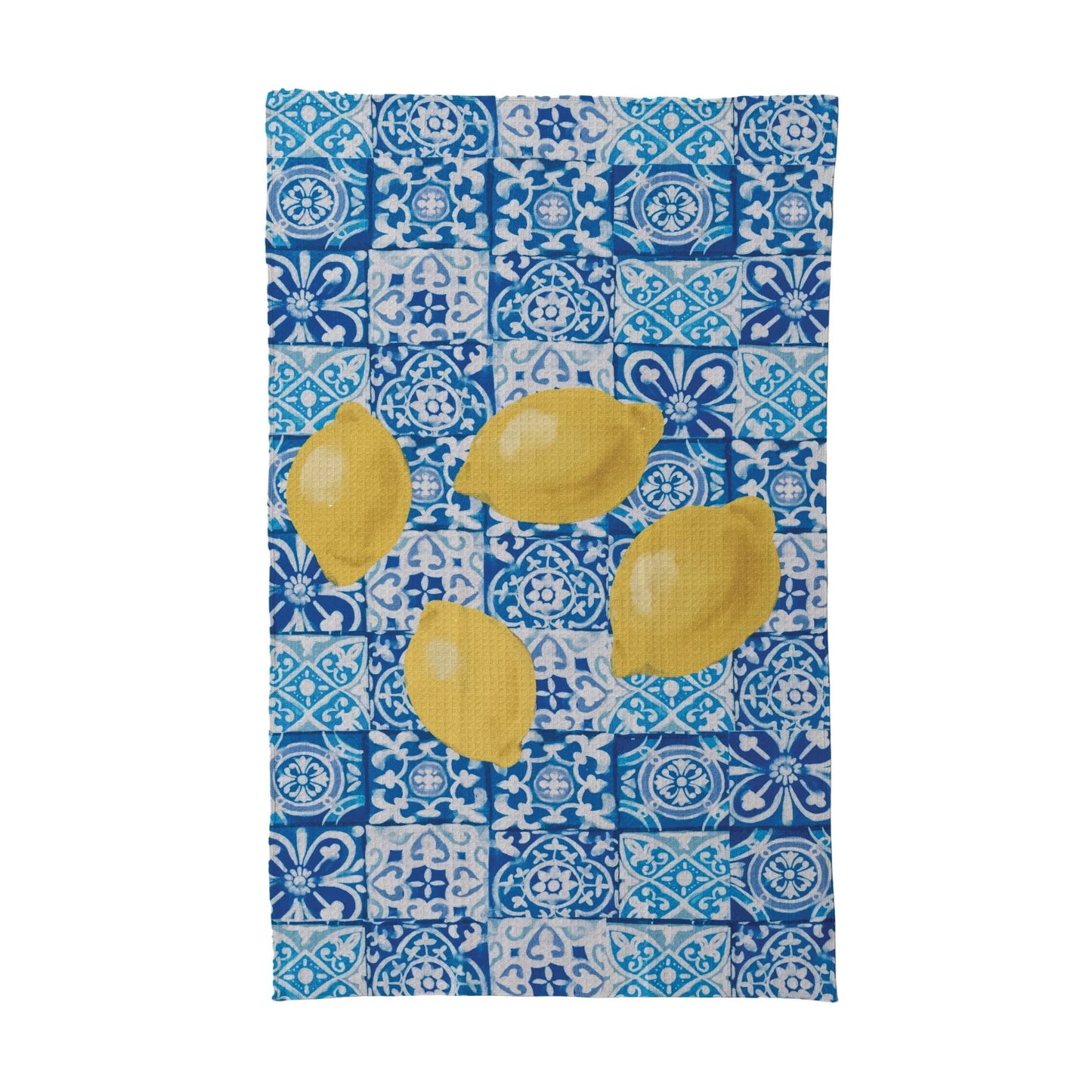 Recycled Microfiber Tea Towel - Lemons