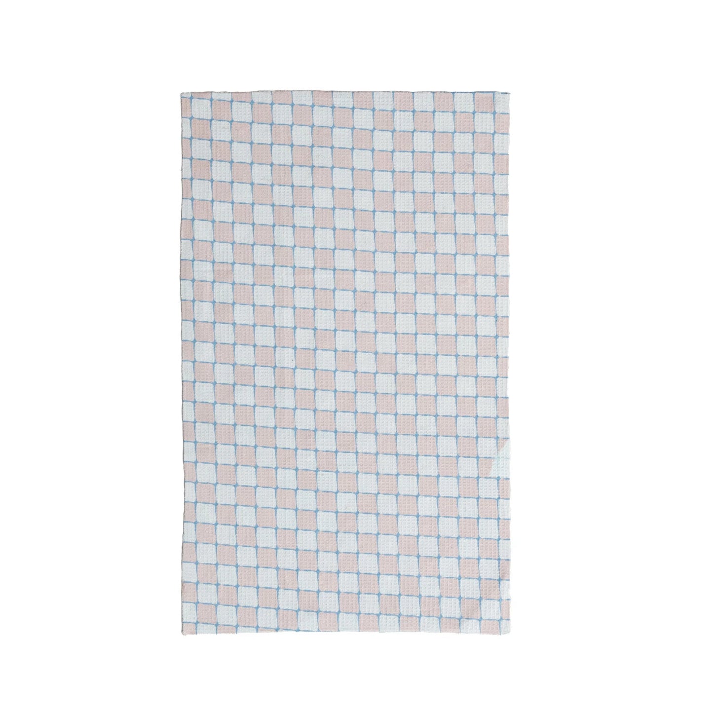 Recycled Microfiber Tea Towel - Check Pattern