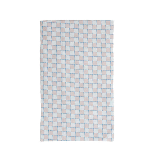 Recycled Microfiber Tea Towel - Check Pattern