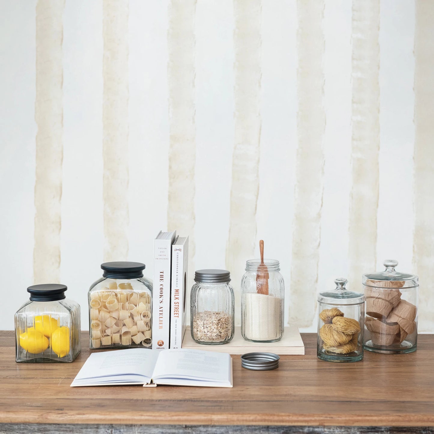 Glass Jar with Lid - 7 Cups