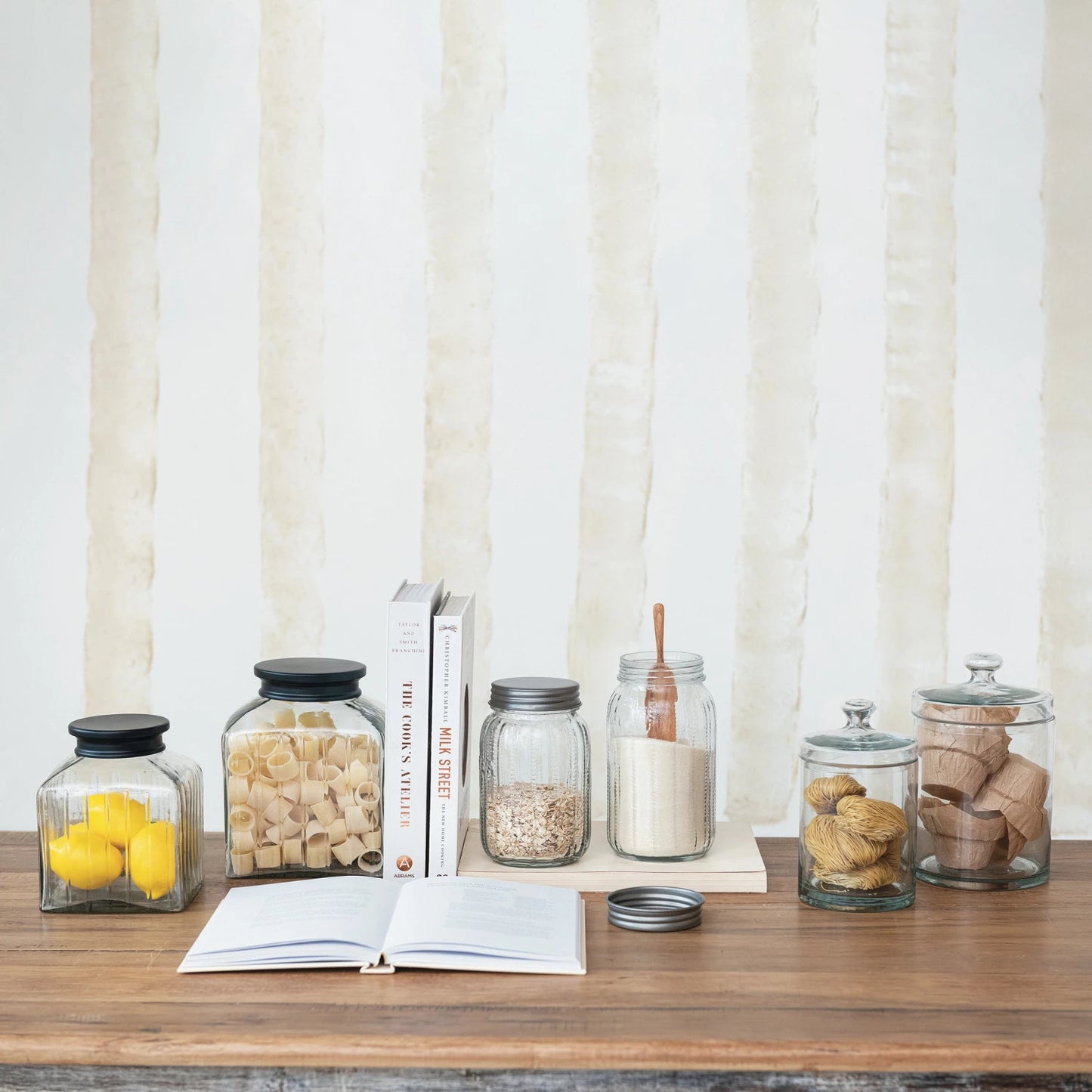 Glass Jar with Lid - 4 Cups