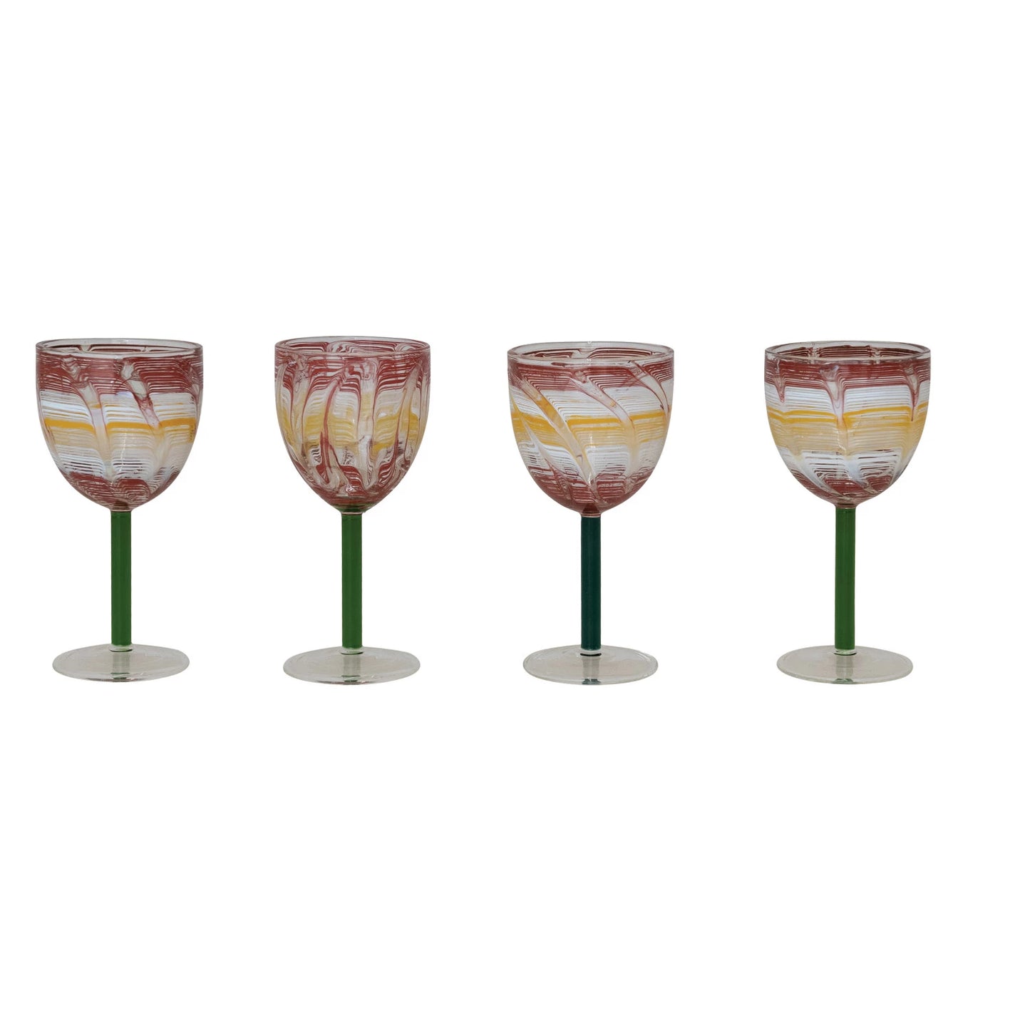 Hand Blown Wine Glass - 6oz