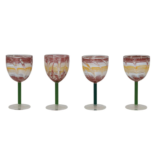 Hand Blown Wine Glass - 6oz