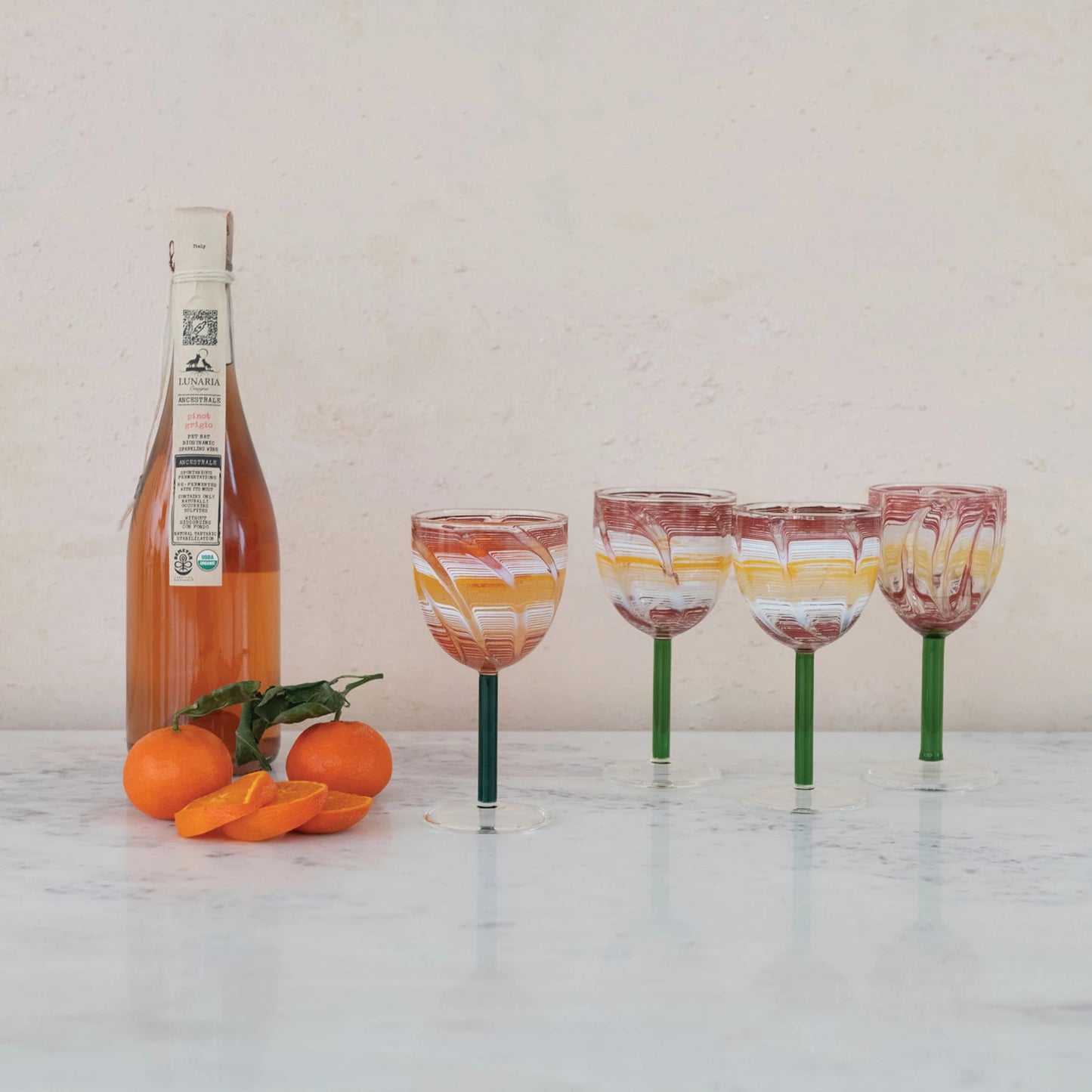 Hand Blown Wine Glass - 6oz