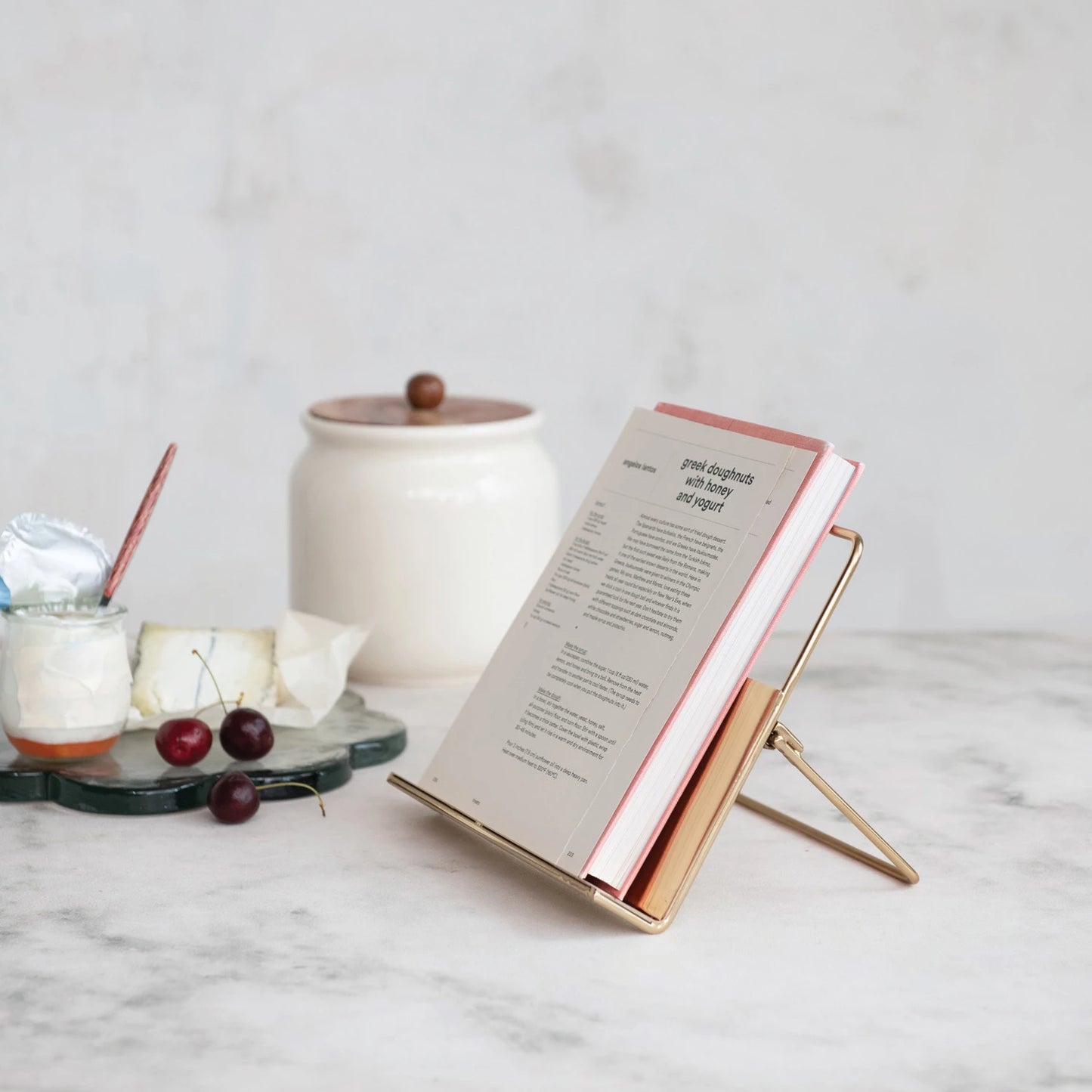 Metal Book Holder - Gold Finish