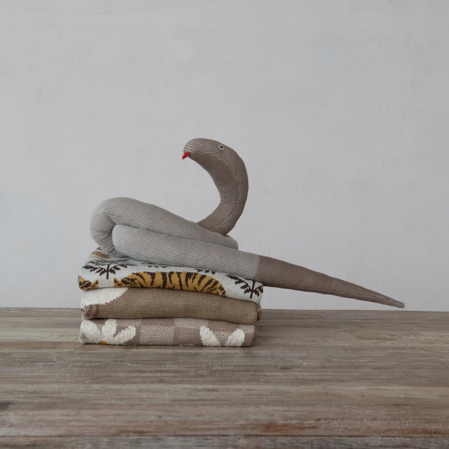 Cotton Knit Baby Blanket - Ducklings