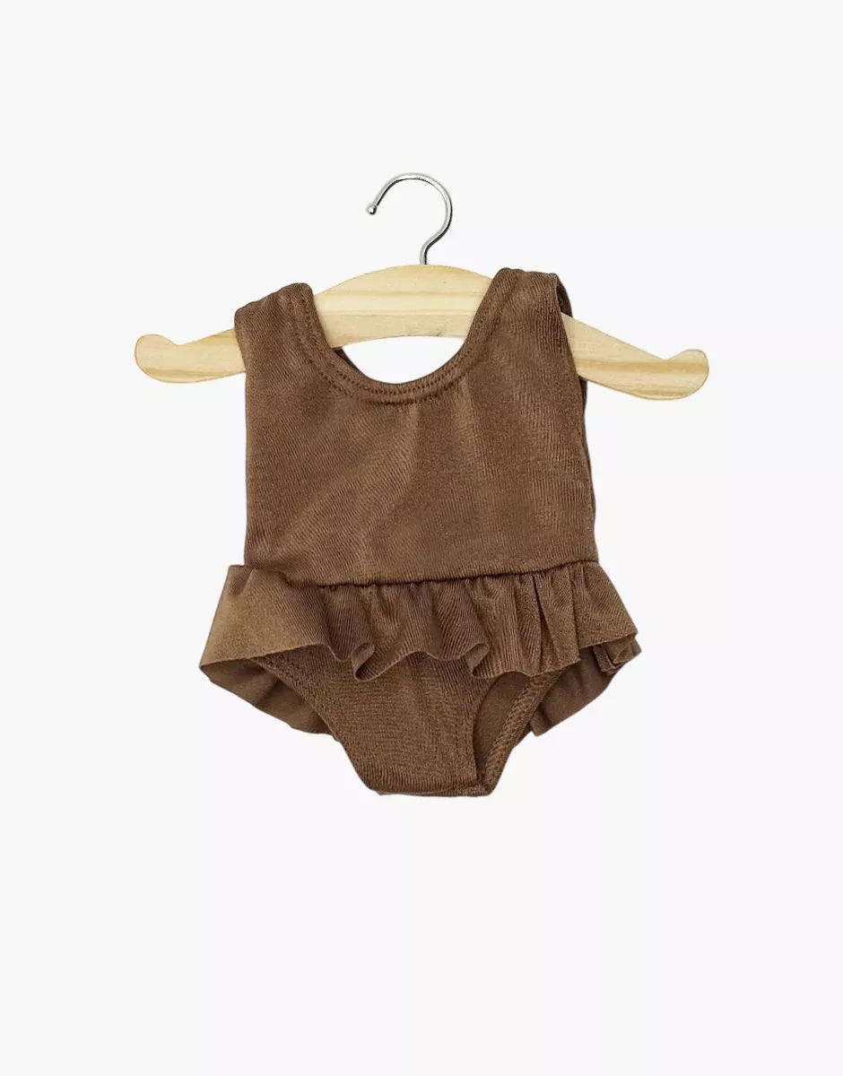 Minikane - Maia Ruffled Leotard - Chocolate