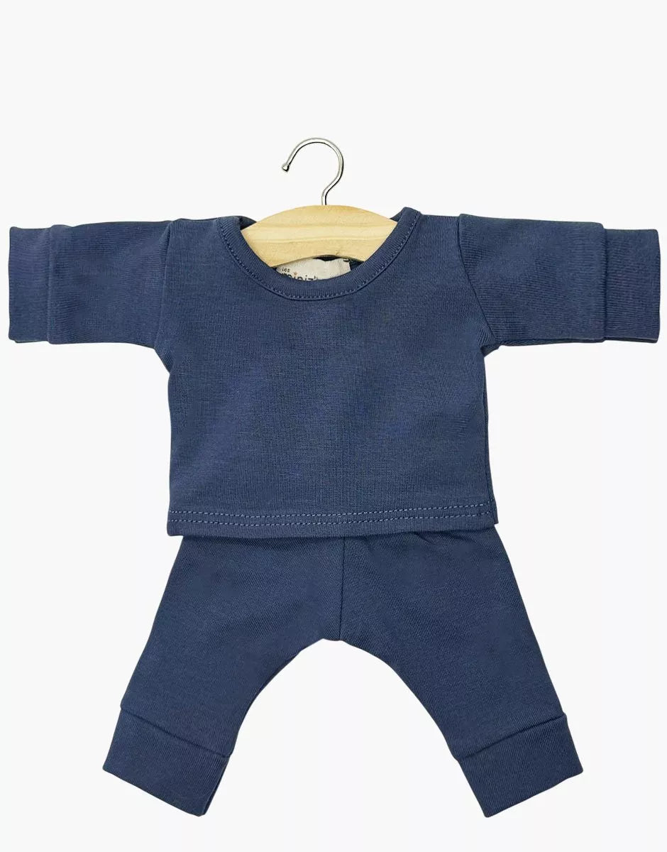 Minikane - Morgan Boys Pajamas - Navy Blue Jersey