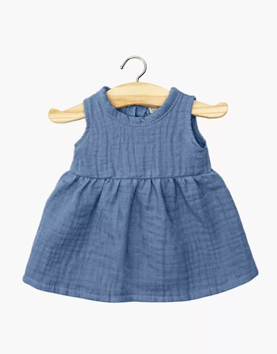 Minikane - Faustine Sleeveless Dress - Denim Gauze