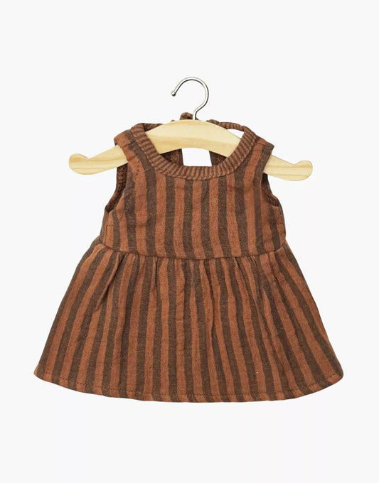 Minikane - Faustine Sleeveless Dress - Terracotta Stripe
