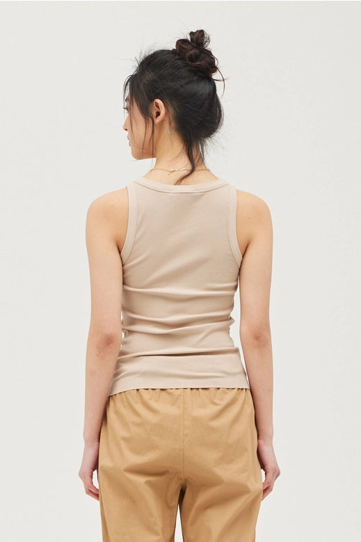 Grade + Gather - Binding Tank Top - Natural