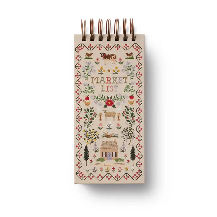 Rifle Paper Co. - Spiral Market Notebook - Home Sweet Home