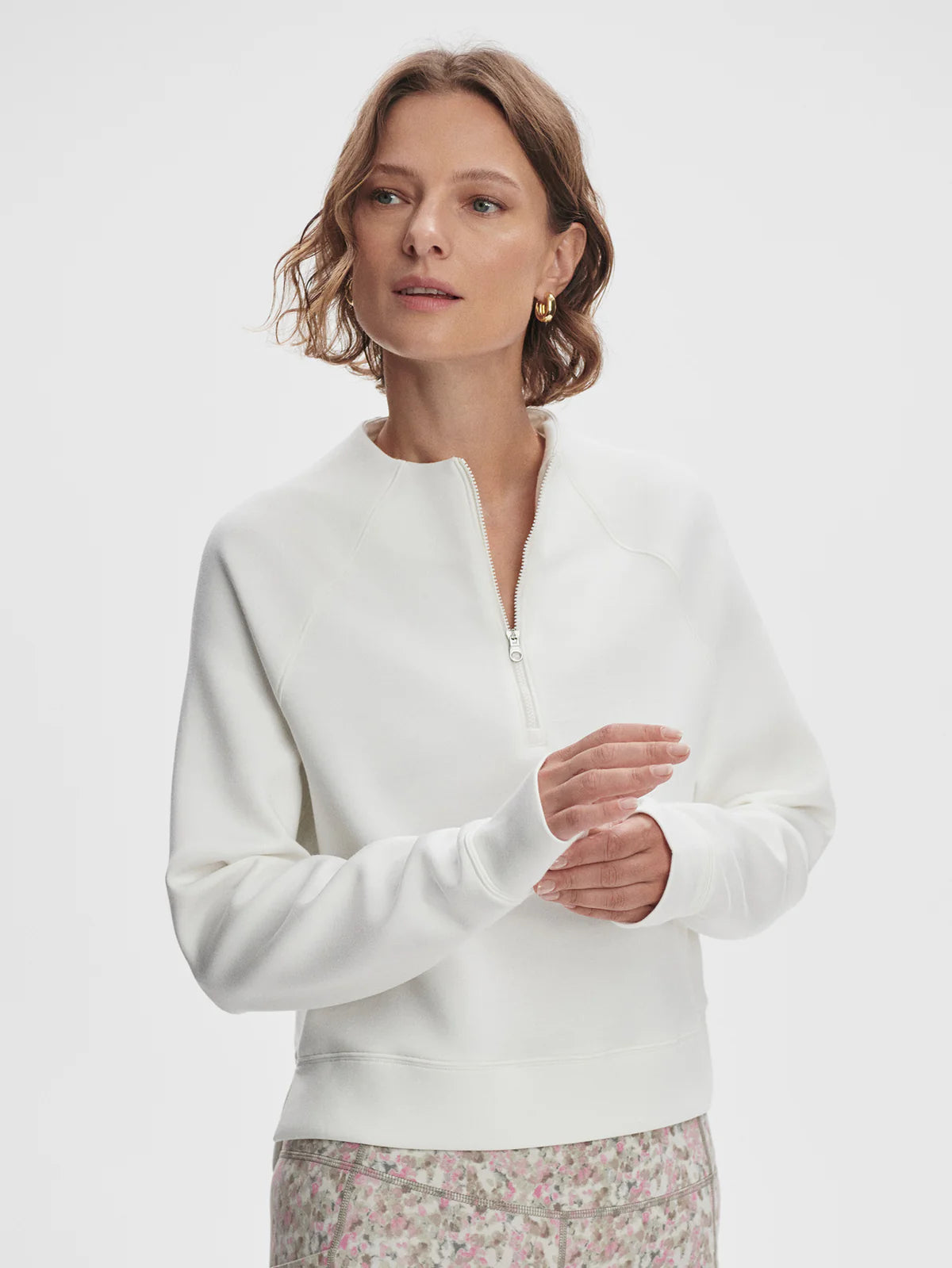 Varley - Ebba Half Zip - Snow White