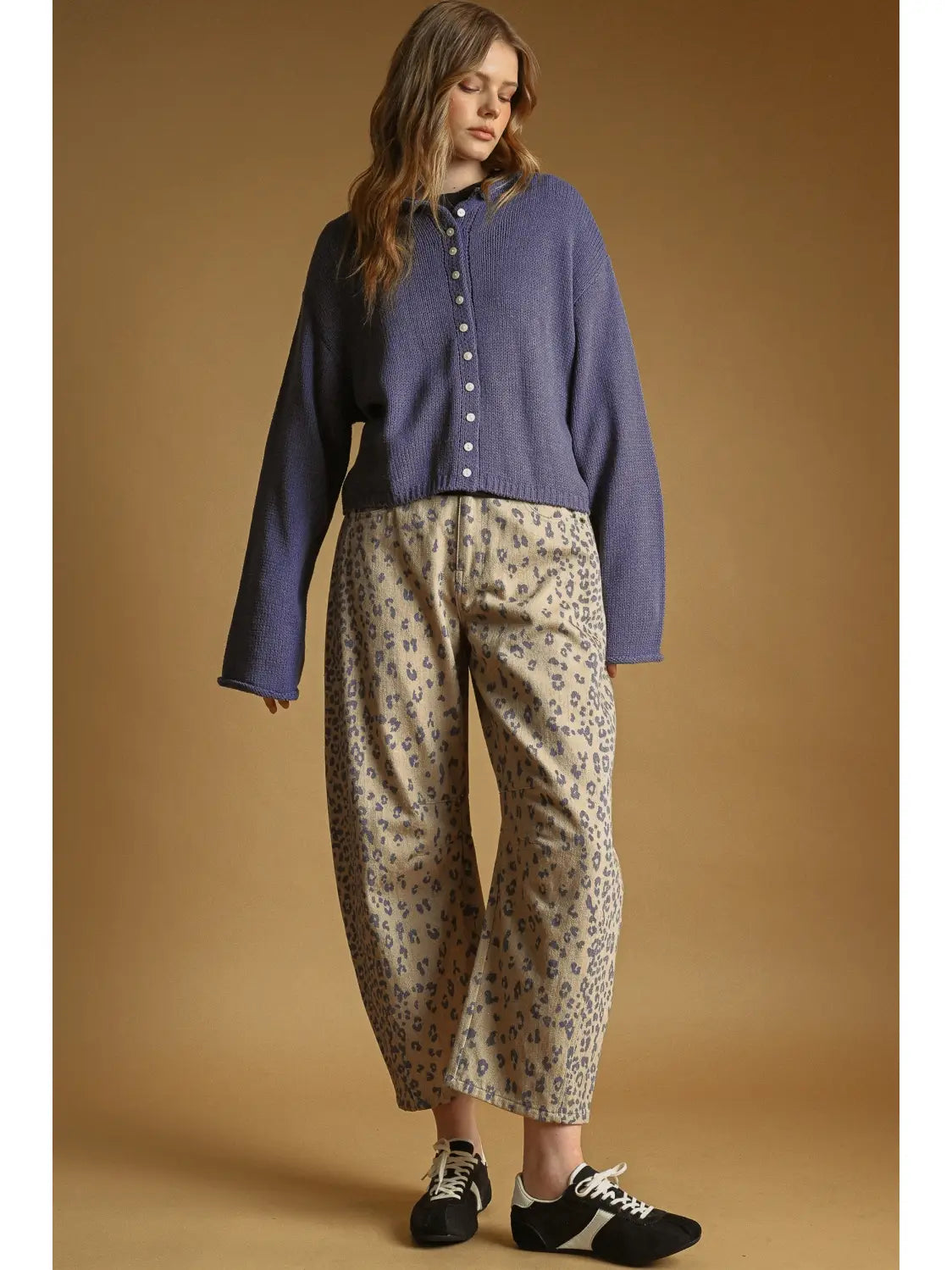 Button Front Cardigan - Nightfall